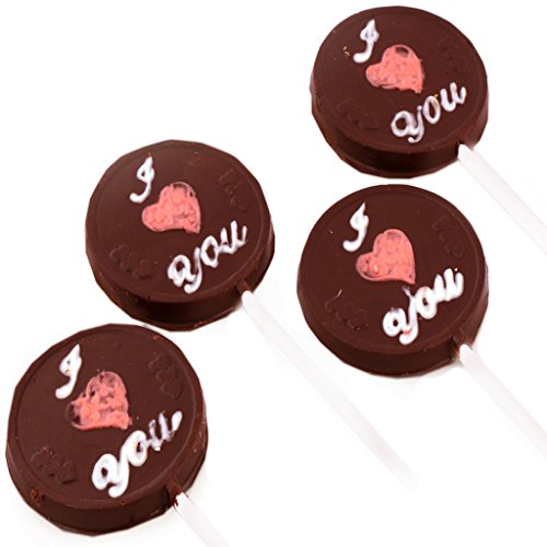 Ghasitaram Gifts Chocolate - Set of 8 I Love U Lollies von Ghasitaram Gifts