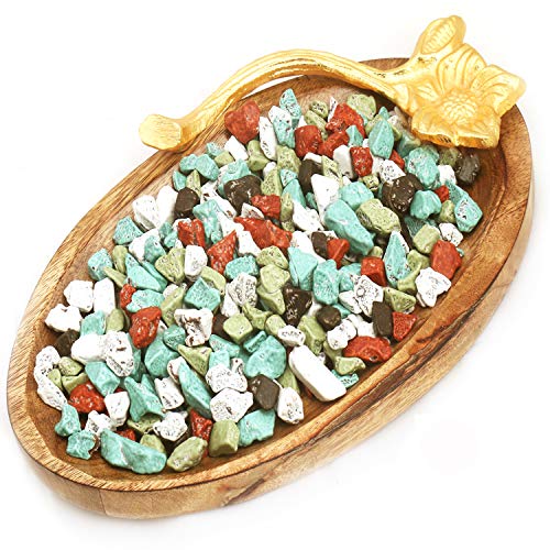 Ghasitaram Gifts Chocolate - Wooden Stone Chocolate Platter von Ghasitaram Gifts