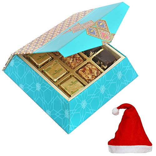 Ghasitaram Gifts Christmas Gifts - 9 pcs Assorted Bites SQ Box 225 GMS von Ghasitaram Gifts