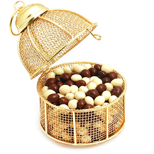 Ghasitaram Gifts Diwali Gifts Diwali Chocolates - Golden Cage with Nutties von Ghasitaram Gifts