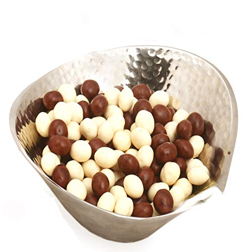 Ghasitaram Gifts Diwali Gifts Diwali Chocolates - Silver Aluminium Nutties Bowl von Ghasitaram Gifts