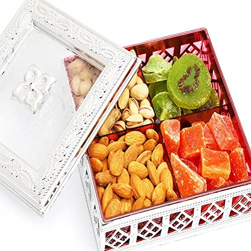 Ghasitaram Gifts Diwali Gifts Diwali Dryfruits - Erica Multipurpose Almonds, Pistachios, Kiwi and Papaya Box von Ghasitaram Gifts