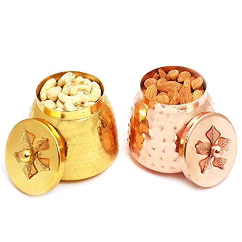 Ghasitaram Gifts Diwali Gifts - Metal Almonds and Cashews Barnis von Ghasitaram Gifts