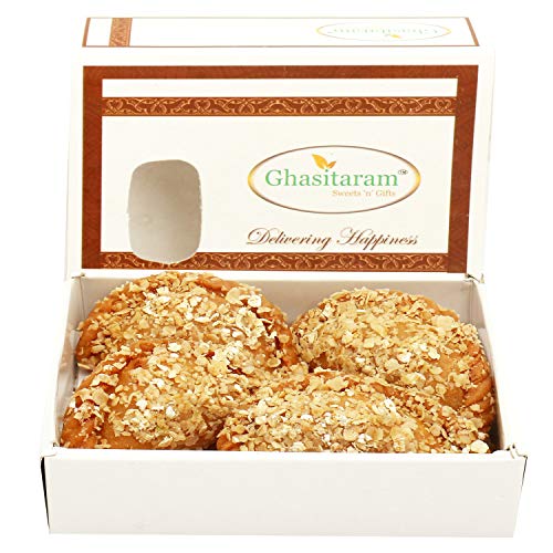 Ghasitaram Gifts Holi Sweets, Holi Gifts, Holi Hamper Roasted Oats Gujiya 200 GMS von Ghasitaram Gifts