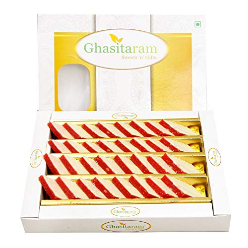 Ghasitaram Gifts Indian Sweets - Diwali Gifts Diwali Sweets - Irish kaju Katli 400 GMS von Ghasitaram Gifts