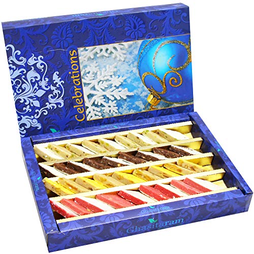 Ghasitaram Gifts Indian Sweets Diwali Gifts Sweets - Assorted Irish Kaju Katlis 800 GMS von Ghasitaram Gifts