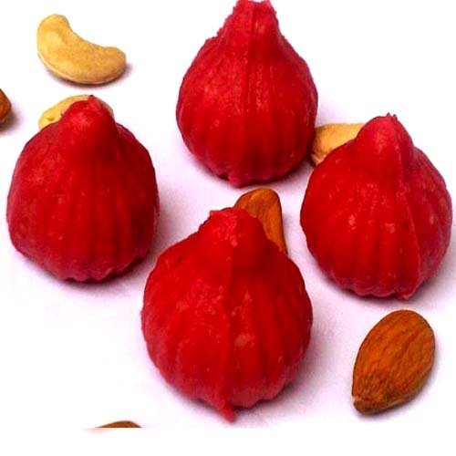 Ghasitaram Gifts Indian Sweets - Sweets Ganesha Chaturthi Gifts Modaks Strawberry Modaks 800 gms von Ghasitaram Gifts