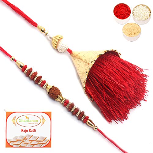 Ghasitaram Gifts Rakhis Online- Bong of Blessings Bhaiya Bhabhi Rakhi von Ghasitaram Gifts