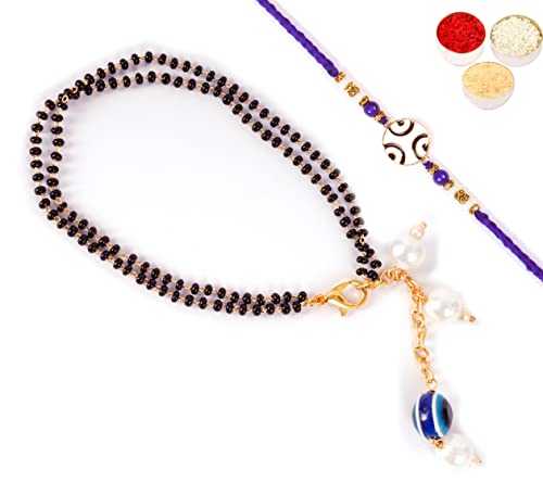 Ghasitaram Gifts Rakhis Online - Rakhi for Brother-MJ-2 Bhaiya Bhabhi Rakhi von Ghasitaram Gifts