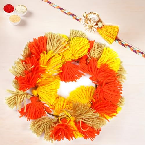 Ghasitaram Gifts Rakhis Online - Rakhi for Brother-RM-268 Bhaiya Bhabhi Rakhi von Ghasitaram Gifts