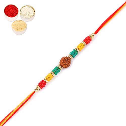 Ghasitaram Gifts Rakhis for Brother - 1986- Rudraksh Rakhi von Ghasitaram Gifts