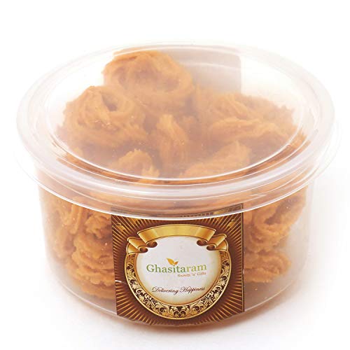 Ghasitaram Gifts Tomato Butter Chakli 200 GMS |Diwali,Holi,Rakhi,Valentine,Christmas,Birthday,Anniversary,Gift for Her,Him,Mothers Day,Fathers Day| von Ghasitaram Gifts