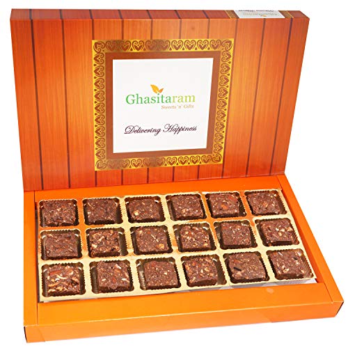 Ghasitaram Gifts Valentine Gifts - indian Sweet - Valentine sweets Choco Crunchy Dryfruit Bites 18 pcs von Ghasitaram Gifts