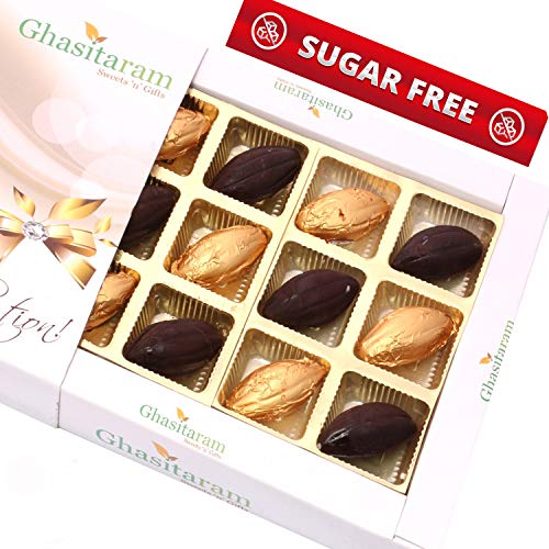 Ghasitaram Gifts Whole Roasted Almond Sugarfree Chocolates Box (... von Ghasitaram Gifts