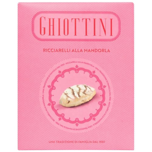 Ghiottini Ricciarelli alla Mandorla, Softes Mandel Gebäck, 105 g von Ghiottini