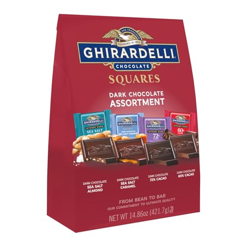 Ghirardelli Dark Assorted Sqaures XL Bag, 14.86 Ounce von Ghirardelli