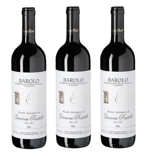 3x 0,75l - 2020er - Giacosa Fratelli - Barolo D.O.C.G. - Piemonte - Italien - Rotwein trocken von Giacosa Fratelli