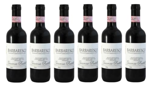 6x 0,375l - 2020er - Giacosa Fratelli - Barbaresco D.O.C.G. - halbe - Piemonte - Italien - Rotwein trocken von Giacosa Fratelli