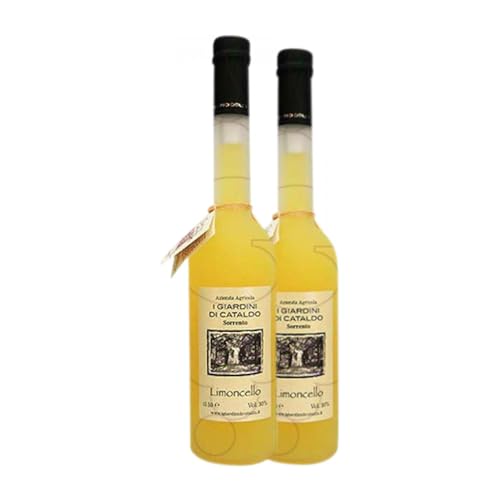 Liköre Giardini. Limoncello di Cataldo Medium Flasche 50 cl (Karton mit 2 Medium Flasche von 50 cl) von Giardini