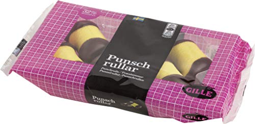 Schwedische Punschrollen, traditionelle Winterspezialität, Marzipangebäck, 180g (1er Pack) von Gille