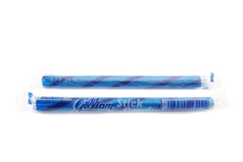 Old Fashioned Blueberry Candy Sticks – 80 Stück pro Box von Gilliam