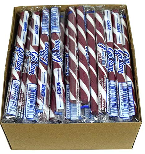 Old Fashioned Grape Candy Sticks - 80 Stück / Box von Gilliam