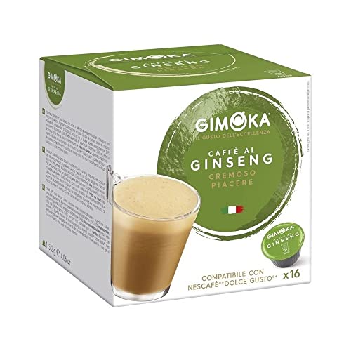 CAFÉ AL GINSENG GIMOKA DOLCE GUSTO COMPATIBLES 16 CÁPSULAS von Gimoka