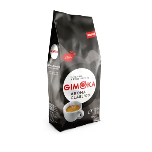 Gimoka – Kaffeebohnen – 1 kg – Classico Mischung – Intensität 10 – hergestellt in Italien – 1kg Packung von Gimoka