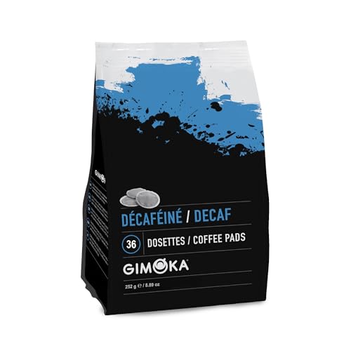 Gimoka Kaffeepads Espresso Decaf, Intensität 6/12, 36 pads - Geeignet für Senseo* Maschinen, Hergestellt in Italien von Gimoka