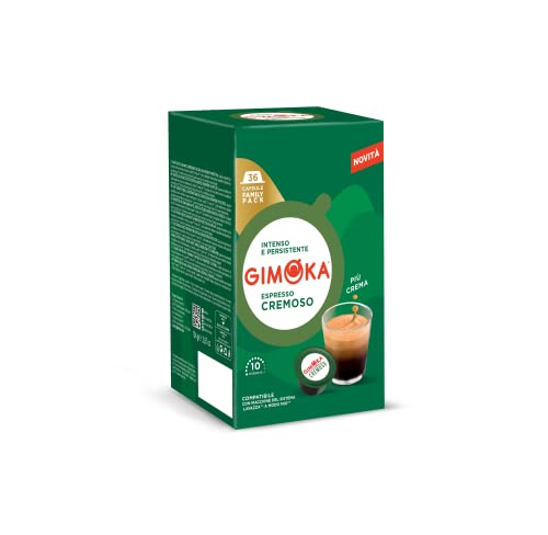 Gimoka - Kompatibel Für Lavazza - A Modo Mio - 144 Kapsel - Geschmack CREMOSO - Intensität 10 - Made In Italy von Gimoka