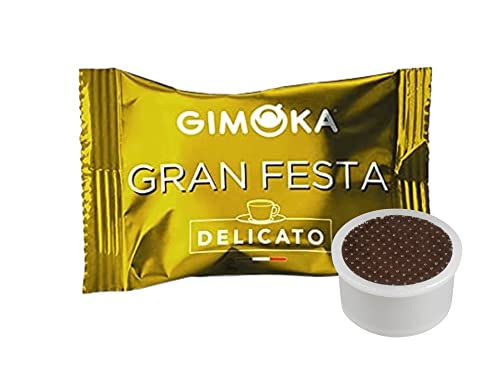 Gimoka Kaffeekapseln Gran Festa Intenso, Intensität 6, 50 Kapseln - Kompatibel mit Kaffeemaschinen der Marke Lavazza®* Espresso Point®*, Hergestellt in Italien von Gimoka