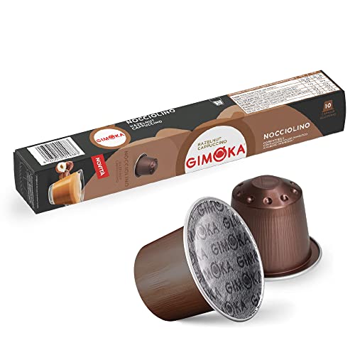 Gimoka - Kompatibel Für Nespresso - In Einem Rohr - 100 Kapsel - Geschmack HASELNUSS - Made In Italy von Gimoka