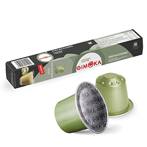 Gimoka - Kompatibel Für Nespresso - In Einem Rohr - 100 Kapsel - Geschmack PISTAZIE - Made In Italy von Gimoka