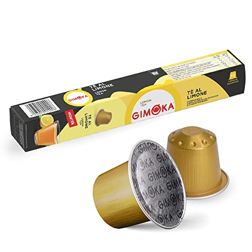 Gimoka - Kompatibel Für Nespresso - In Einem Rohr - 100 Kapsel - Geschmack ZITRONENTEE - Made In Italy von Gimoka
