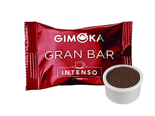 Gimoka Kaffeekapseln Gran Bar Intenso, Intensität 8, 50 Kapseln - Kompatibel mit Kaffeemaschinen der Marke Lavazza®* Espresso Point®*, Hergestellt in Italien von Gimoka