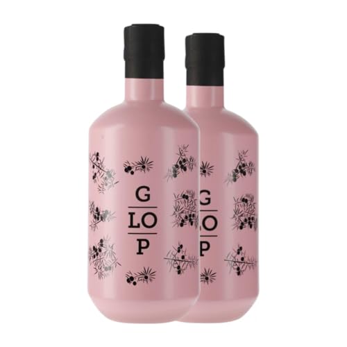 Gin Glop Rosé 70 cl (Karton mit 2 Flaschen von 70 cl) von Gin Glop