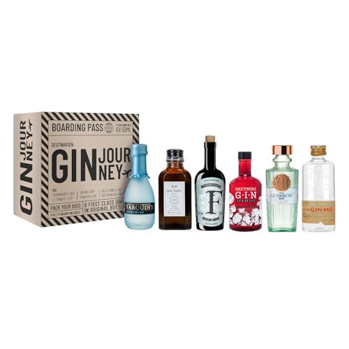 Gin Journey Mini Set 6 x 50ml 42,55% Vol. von Gin Journey