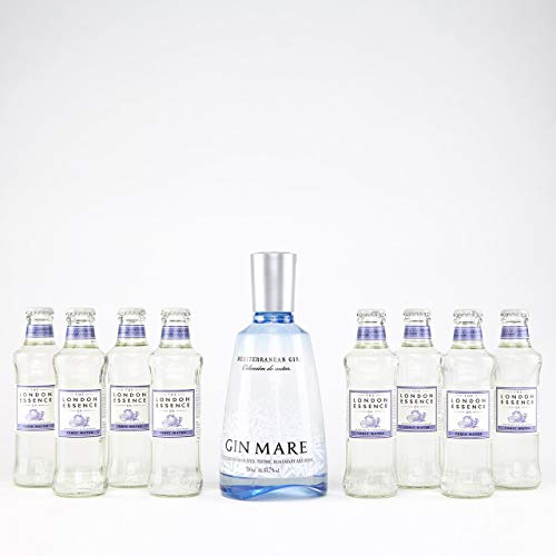 Gin Mare 700 ml + 8x London Essence Rosemary Tonic Water 200 ml | Gin & Tonic Set von Gin Mare