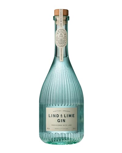 Lind & Lime | Gin aus Schottland | biologisch | 7 Botanicals | rosa Pfeffer und Limette | 100 % Plastikfrei | 100 % grüne Energie | 700 ml | 44 % Vol. von Lind and Lime