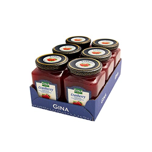 Cranberry Jam 400 Gramm - Box 6 Stück von Gina