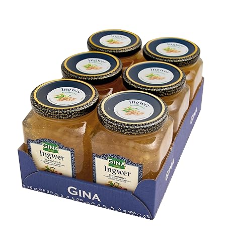 Gina Fruchtaufstrich Ingwer, 6er Pack (6 x 400 g) von Gina