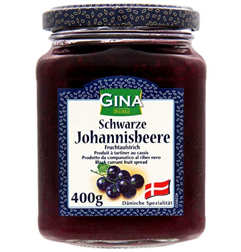 Gina Fruchtaufstrich Schwarze Johannisbeeren 400g von Gunz