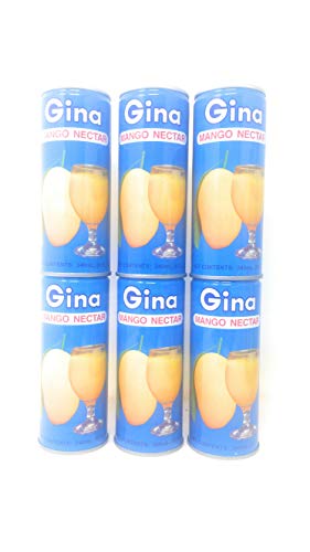 Gina Mango-Nektar-Saft, 240 ml, 6 Stück von Gina