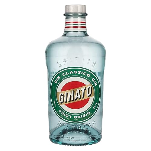 Ginato Ginato Classico Italian Gin - Sicilian Citrus & Pinot Grigio, 43% 70cl Gin (1 x 0.7 l) von Ginato