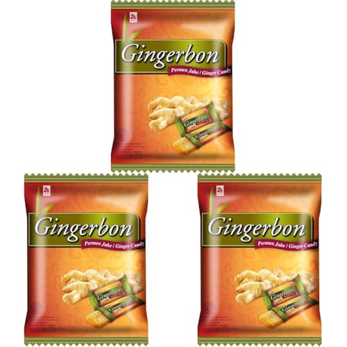 GINGERBON - Ingwer Bonbons - (1 X 125 GR) (Packung mit 3) von Gingerbon