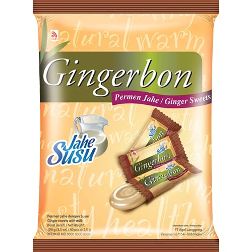 GINGERBON - Ingwer Bonbons (Jahe Susu) - (1 X 100 GR) von Gingerbon