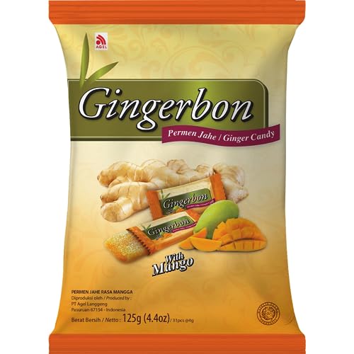 GINGERBON - Ingwer Bonbons Mango - (1 X 125 GR) von Gingerbon