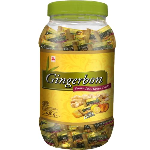 GINGERBON - Ingwer Honig Zitrone Bonbons - Multipack (6 X 620 GR) von Gingerbon