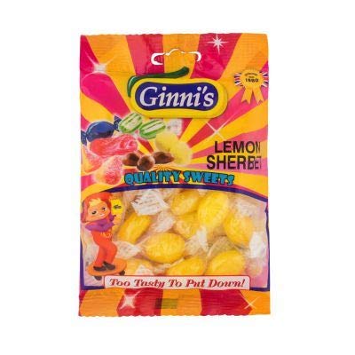 Ginni's Zitronensorbet-Bonbons - 130g - 2er-Packung von Ginni