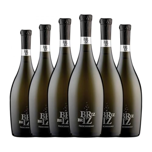 Gino Brisotto Briz Freschissimo Glera Brut 75 cl Weißer Sekt (Karton mit 6 Flaschen von 75 cl) von Gino Brisotto